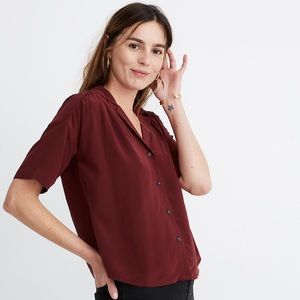 Madewell Silk Camp Shirt